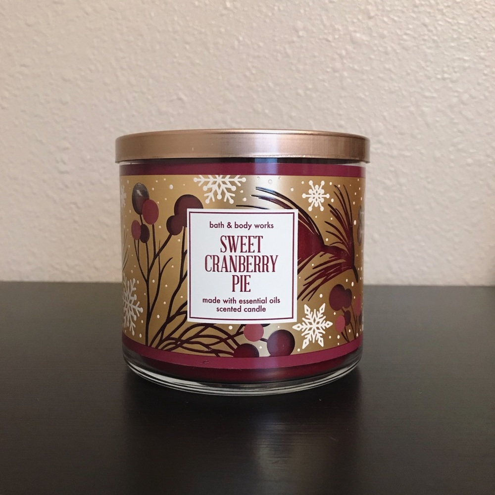 B&BW Sweet Cranberry Pie 3-Wick Candle